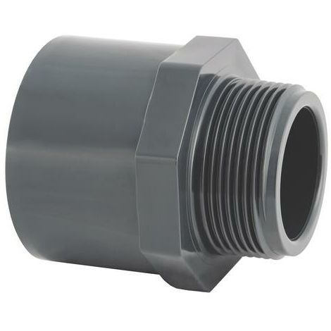 Embout fileté PVC Pression Ø 75/63x2'