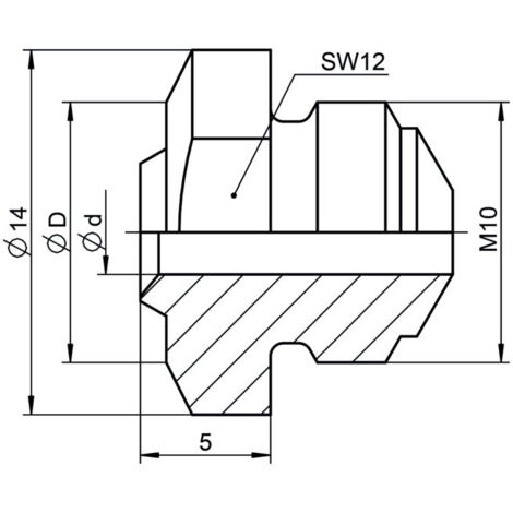 Embout Gesipa 16/32 BT (pour rivets aveugles BULB-TITE)