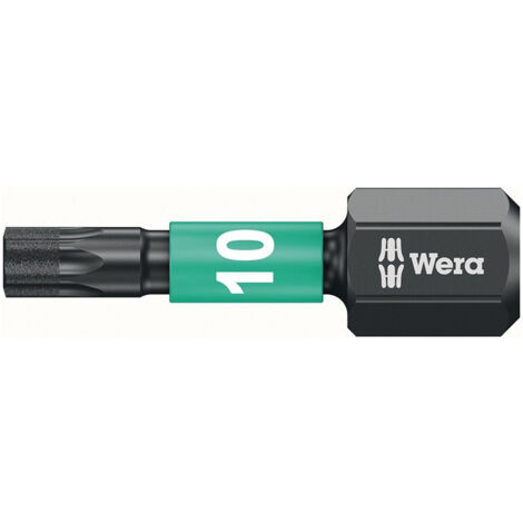Embout IMPAKTOR DC T10 longueur 25 mm 1/4 po. C6.3 Impacteur. DC boîte de 10 emb