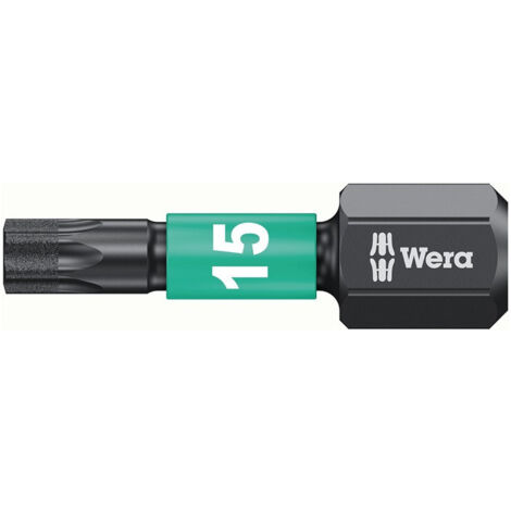 Embout IMPAKTOR DC T15 longueur 25 mm 1/4 po. C6.3 Impacteur. DC boîte de 10 emb