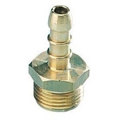 Embout laiton filetage mâle 20 x 1,5 – Raccord gaz pour camping-cars et caravanes – Ø tuyaux 6/8 mm