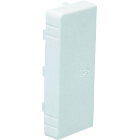 Embout LAN pour goulotte - 40 x 25 mm - blanc - IBOCO