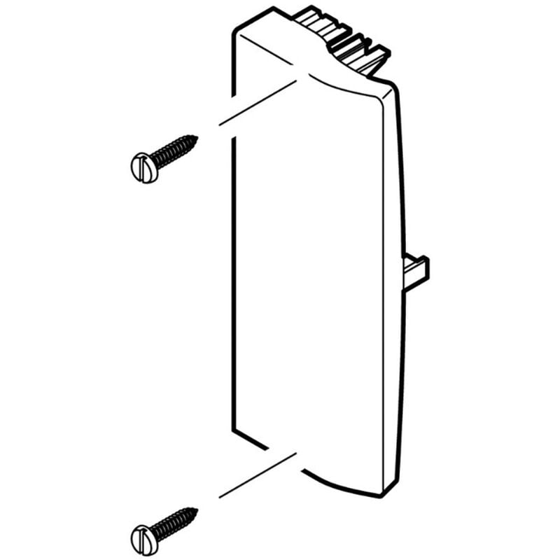 Planet Wattohm - embout - logix - 190 x 50 - blanc artic 48021