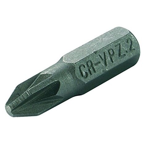 Embout Longueur 25 mm 6,3 mm (1/4") cruciforme PZ3