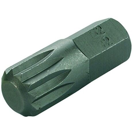 Embout  Longueur 30 mm  10 mm (3/8")  denture multiple intérieure (pour XZN) M12
