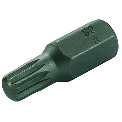 Embout  Longueur 30 mm  10 mm (3/8")  denture multiple intérieure (pour XZN) M8