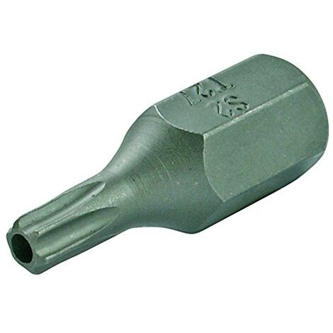 Embout Longueur 30 mm 10 mm (3/8") profil T (pour Torx) avec perçage T27