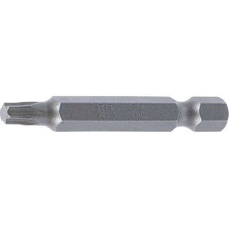 Embout  Longueur 50 mm  6,3 mm (1/4")  profil T (pour Torx) T25