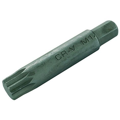 Embout  Longueur 75 mm  10 mm (3/8")  denture multiple intérieure (pour XZN) M14