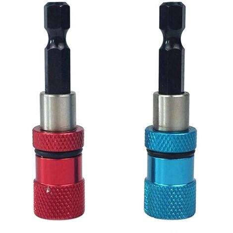 Embout magnétique à dégagement rapide, 1 pièce, porte-embout à tige hexagonale de 1/4 "pour cloison sèche