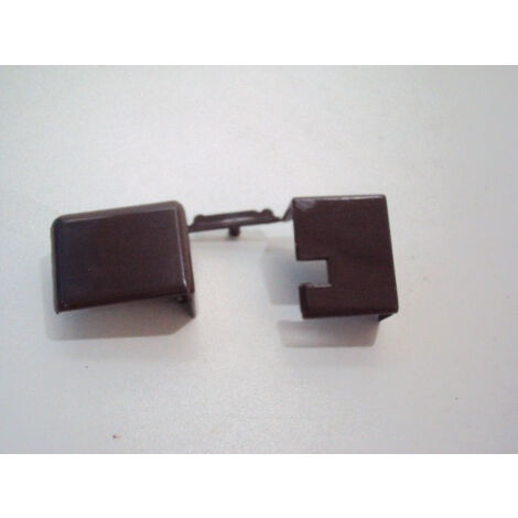Embout marron pour goulotte 20mm DLP LEGRAND 033404