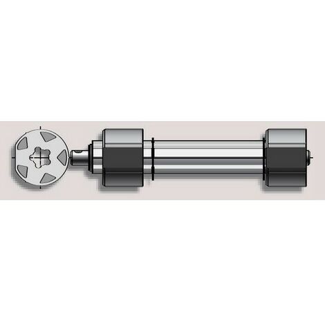 Embout monté fortes charges pour tube 102x2 tourillon 16 SOMFY