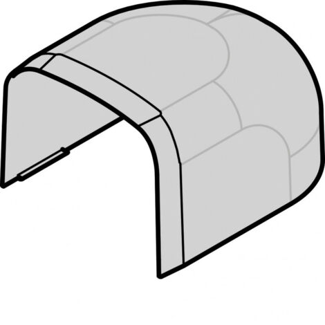 Embout p CLM50065 p 50mm h 65mm IK08-IK10 PVC rigide RAL 9010 blanc paloma (CLM500656)