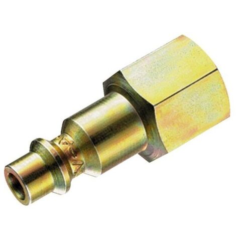 Embout p/raccord rapide 6mm femel 1/4 gaz