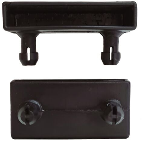 Embout plastic noir renforcé a clipser pour lattes de 53mm. SCM Créations