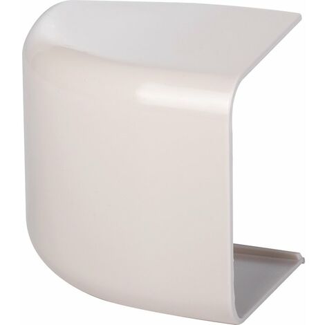 Embout plastique rigide - blanc crème RAL 9001