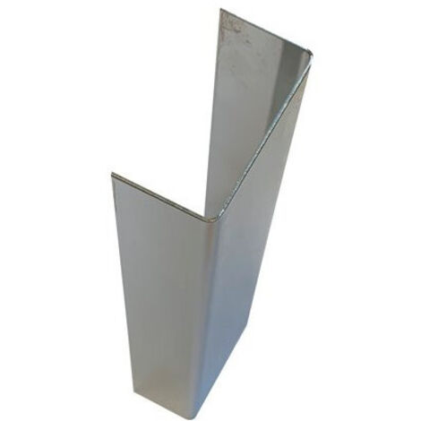 embout plinthe inox 150mm