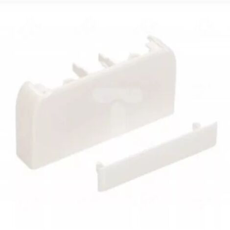 Embout pour goulottes DLP monobloc 50x105mm à couvercle 85mm blanc LEGRAND 010702