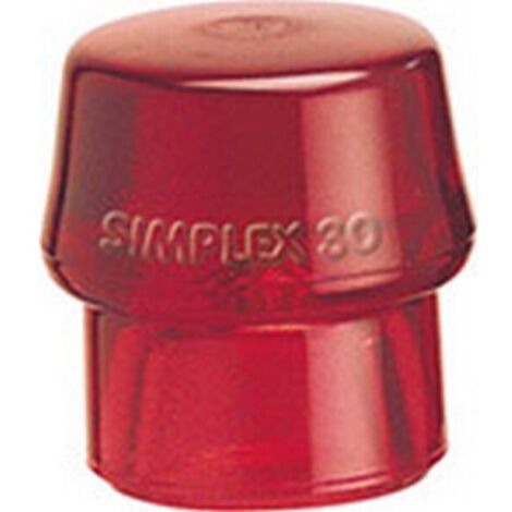 Embout pour massette, nylon, dure des deux côtés, Ø de la tête : 50 mm