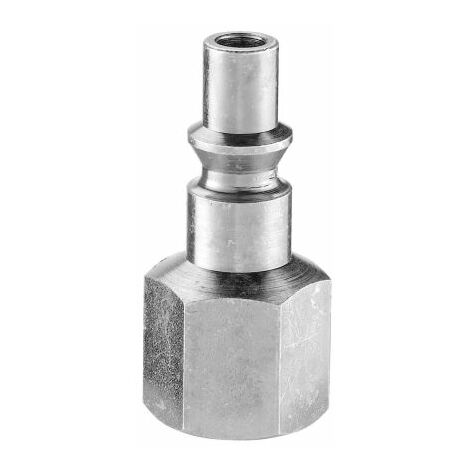 Embout pour raccords rapides pneumatiques  PREVOST, Filetage vers Femelle G 1/4 Femelle 1/4pouces ARO 210 en Acier ( Prix pour Sachet de 2 )