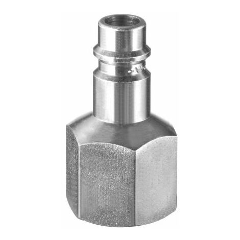 Embout pour raccords rapides pneumatiques  PREVOST, Filetage vers Femelle G 3/8 Femelle 3/8pouces Euro 7.2, Euro 7.4 en ( Prix pour Sachet de 2 )