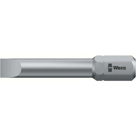 Embout pour vis à tête fendue 12 mm Wera 05057240001 Acier à outils extra-rigide, allié Forme (embou