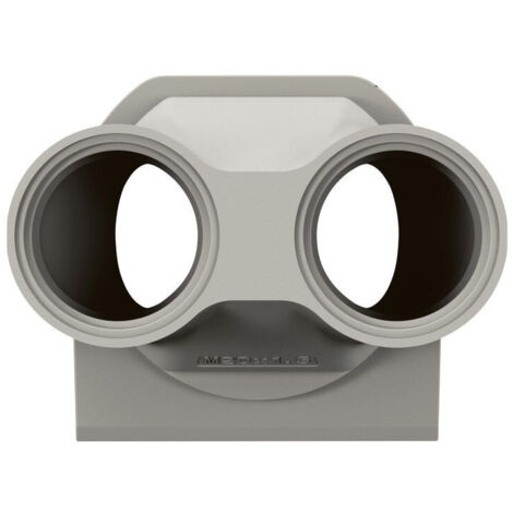 Embout presse étoupe 2 entrées Plexo Legrand - Pour boîtier saillie étanche - Filetage M20 - Gris