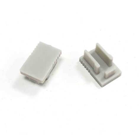 Embout profil aluminium 8X12mm (1U)