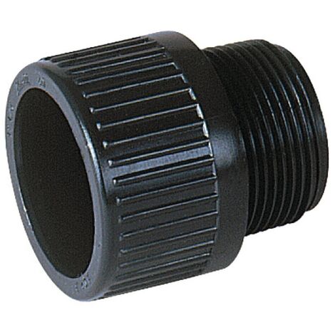 embout pvc pression - femelle - diamètre 50 mm - filetage 40 x 49 - nicoll e50f