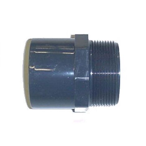 Embout PVC pression fileté B - Mâle à coller / Mâle à visser - E2520F EMBOUT M.3/4" A COLLER F.25 M.32
