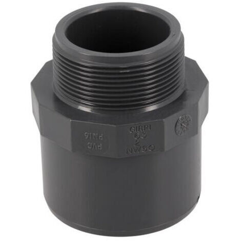 Embout PVC pression mâle-femelle Ø75-63 mâle 50-60