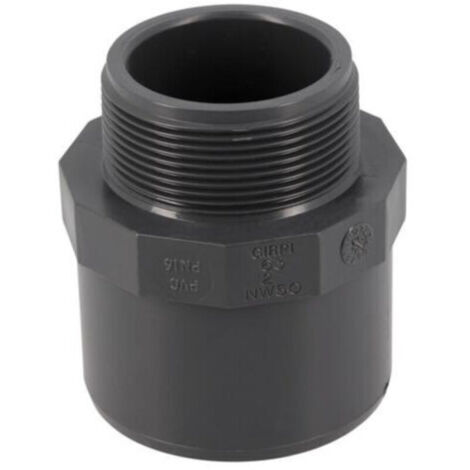 Embout PVC pression mâle-femelle Ø75-63 mâle 50-60