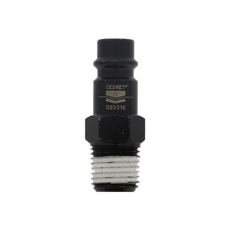 EMBOUT RAPIDE MALE 1/2'' TYPE EURO CEDREY