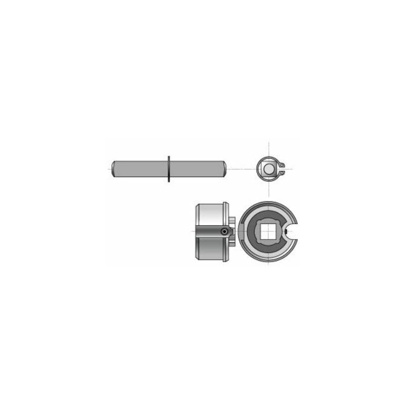 Somfy - Embout réglable tube ø50 tourillon ø12 pour phoenix