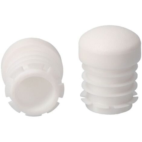 Embout Rentrant Blanc Circulaire ø30mm