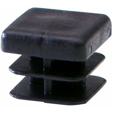 embout rentrant noir 20x20 c/4