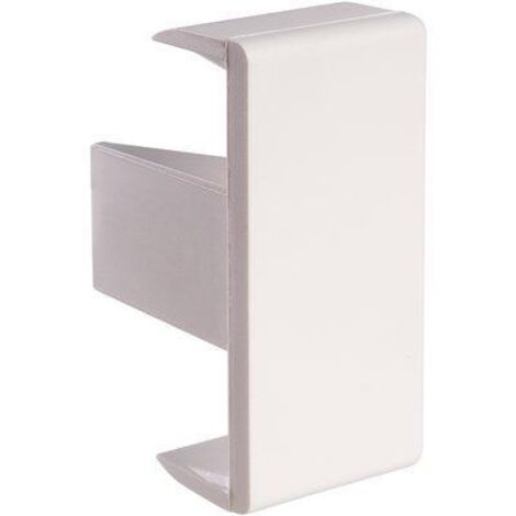 Couvre-joint Pour Goulotte De Climatisation First Plast - 125 X 75 Mm - Blanc - Pour Raccord De Splits