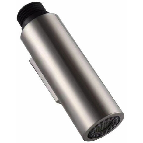 Embout Robinet Cuisine de Rechange DouchetteTête de Robinet Amovible Universelle G1/2 Acier Inoxydable SUS304 Brossée