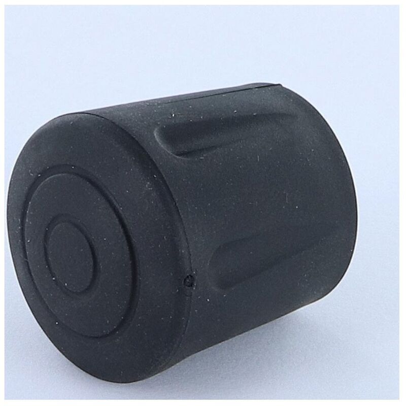 Embout rond envellopant caoutchouc vulcanisé Noir Pour Tube 35A36-50 pièces