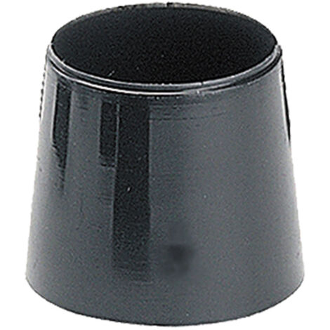 Embout rond renforcé “CNT01” en polyéthylène noir Ø1,6x2,4cm (25 unités) MICEL