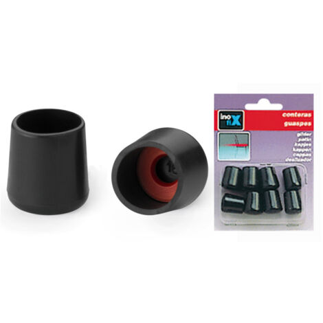 Embout Rondx8 Pour Diam12 Noir - Inofix