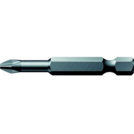 Embout semi-dur, pour vis cruciforme 1/4'' PH, avec zone de torsion 50 mm de long, Dimensions : PH 1