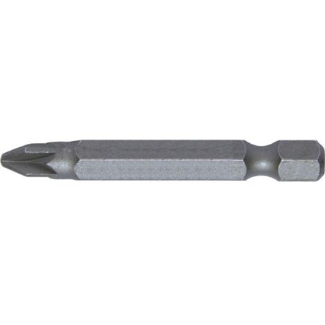 Embout semi-dur, pour vis cruciforme 1/4'' PZ, avec zone de torsion, 50 mm de long, Dimensions : PZ 3