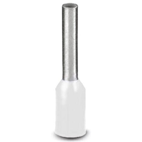 EMBOUT SIMPLE DEXTRÉMITÉ DE CÂBLE PHOENIX CONTACT AI 0,5 -10 WH 3201275 0.50 MM² X 10 MM PARTIELLEMENT ISOLÉ BLANC 100 PC(S)