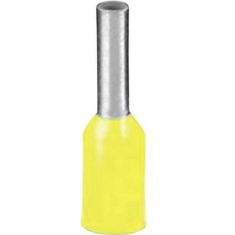 Embout simple d'extrémité de câble Phoenix Contact AI 1 - 8 YE 3201097 1 mm² x 8 mm partiellement isolé jaune 100 pc(s) X43646