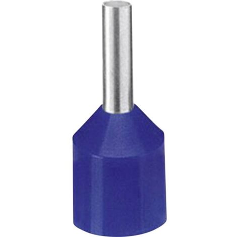 Embout simple d'extrémité de câble Phoenix Contact AI-XL 2,5- 8 BU 3201929 2.5 mm² x 8 mm partiellement isolé bleu 100