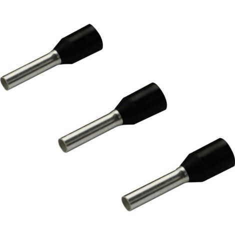 EMBOUT SIMPLE DEXTRÉMITÉ DE CÂBLE RITTAL AS 4050.733 1 X 1.50 MM² X 8 MM PARTIELLEMENT ISOLÉ NOIR 500 PC(S)