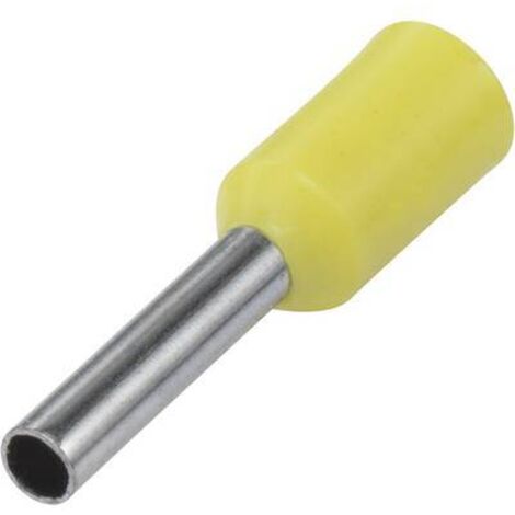 Embout simple d'extrémité de câble Vogt Verbindungstechnik 470006 0.25 mm² x 6 mm partiellement isolé jaune 100 pc(s) X94621