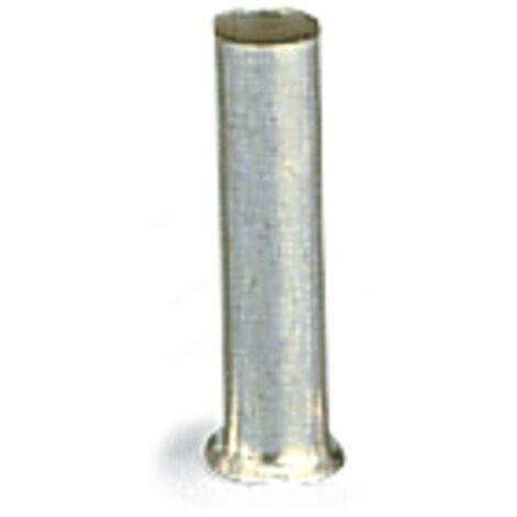Embout simple d'extrémité de câble WAGO 216-102 0.75 mm² x 8 mm non isolé métal 1000 pc(s) D58628