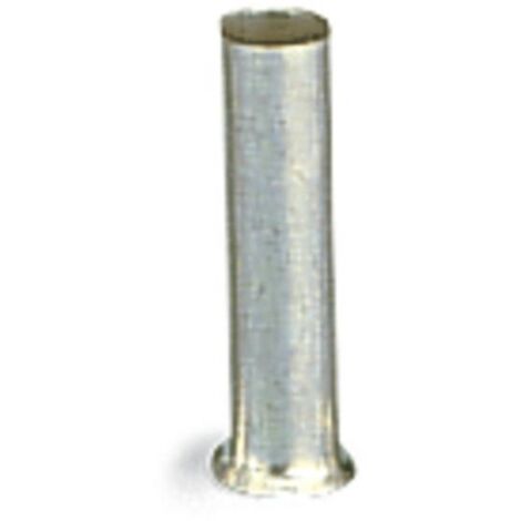 Embout simple d'extrémité de câble WAGO 216-103 1 mm² x 8 mm non isolé métal 1000 pc(s) D58624